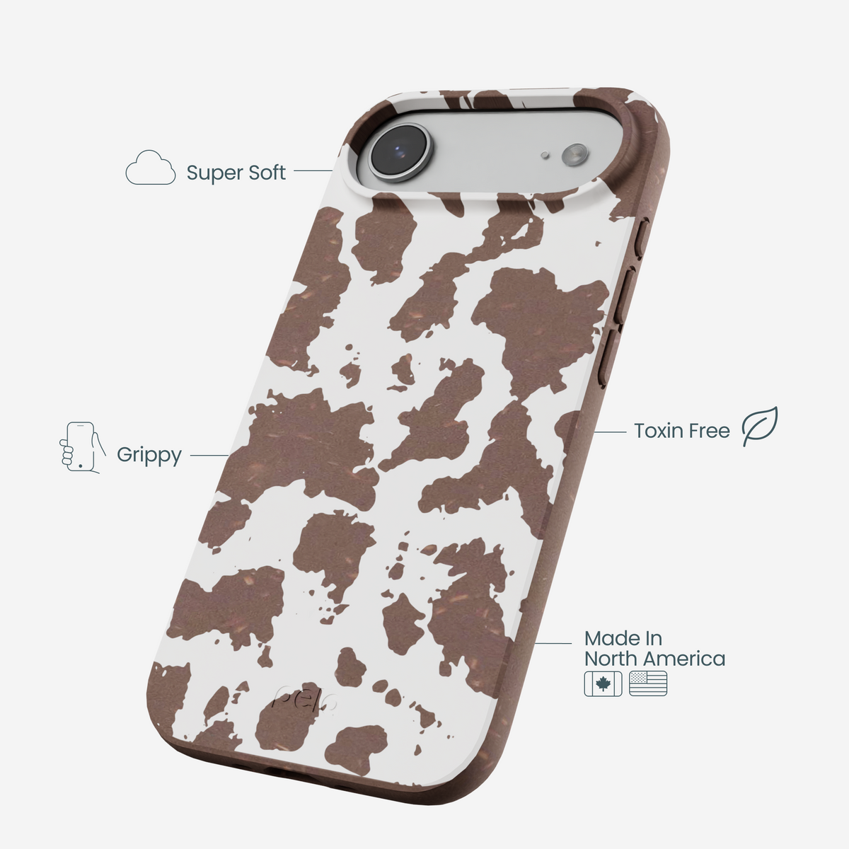 Chocolate Brown Cow Couture iPhone Air Case