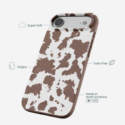 Chocolate Brown Cow Couture iPhone Air Case