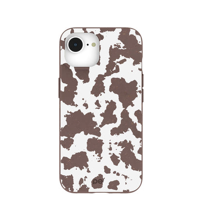 Chocolate Brown Cow Couture iPhone 16e/17e Case