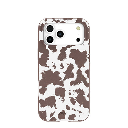 Chocolate Brown Cow Couture iPhone 17 Pro Max Case