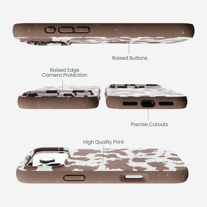Chocolate Brown Cow Couture iPhone 17 Pro Max Case