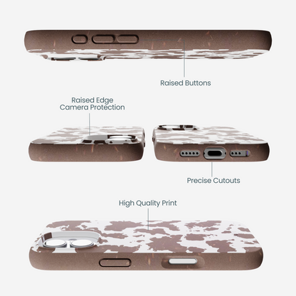 Chocolate Brown Cow Couture iPhone 17 Case