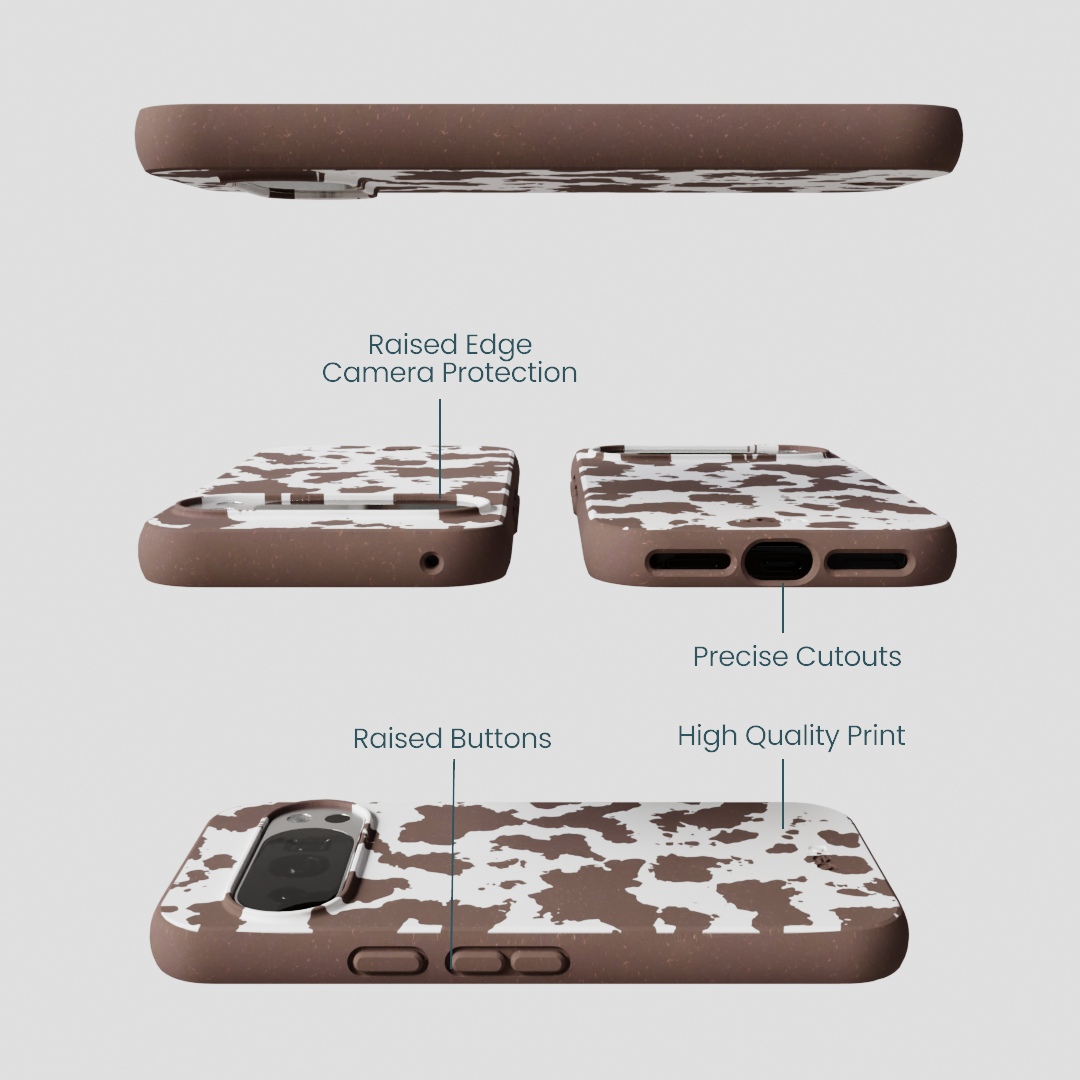 Chocolate Brown Cow Couture Google Pixel 10/10 Pro Case