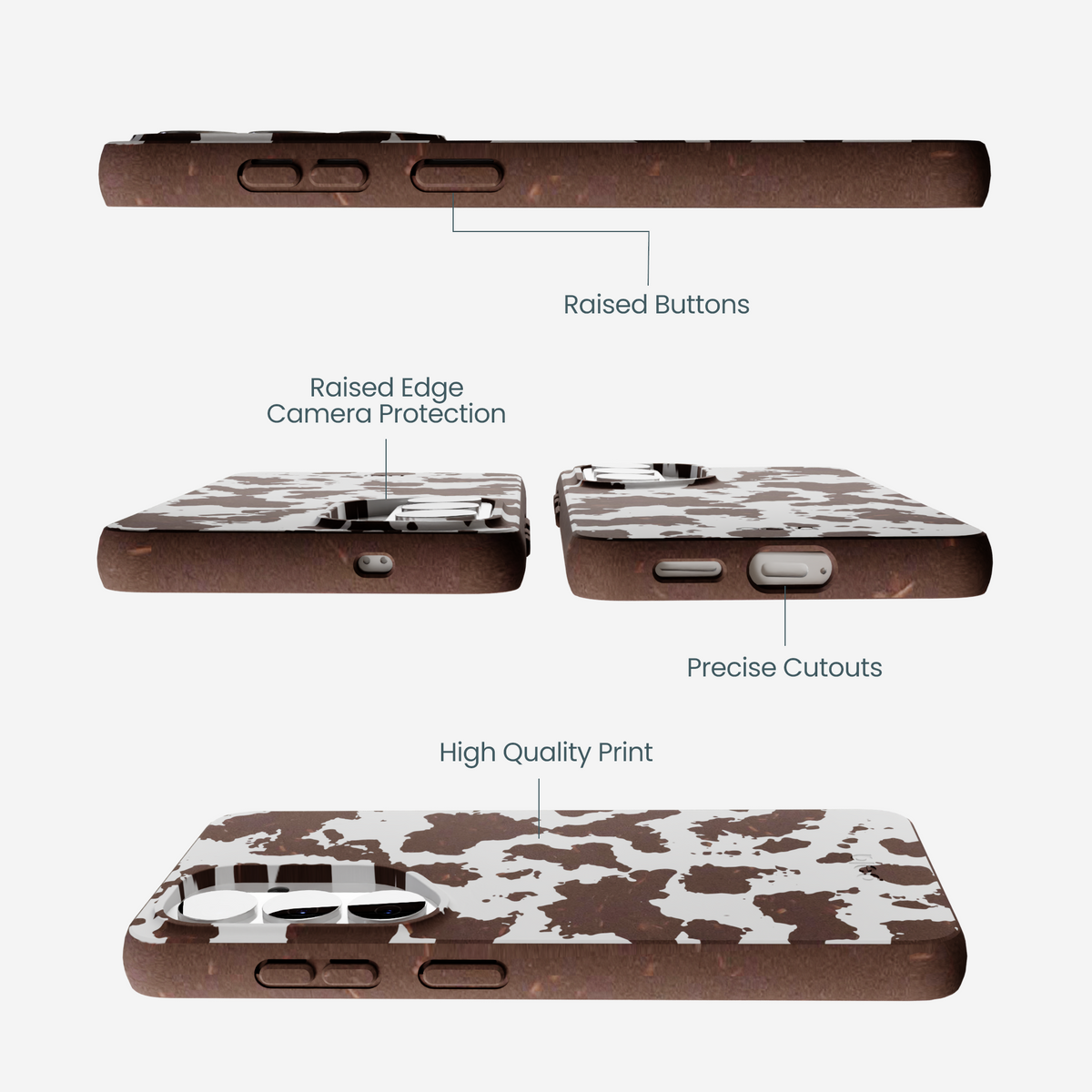 Chocolate Brown Cow Couture Samsung Galaxy S26 Case