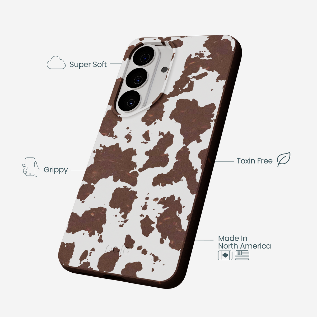 Chocolate Brown Cow Couture Samsung Galaxy S26 Case