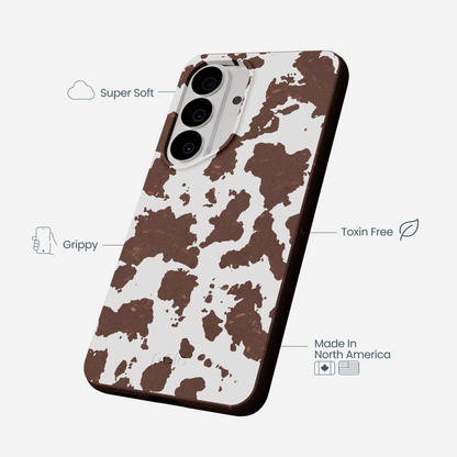 Chocolate Brown Cow Couture Samsung Galaxy S26 Case