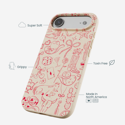 Seashell Cowgirl Chic iPhone Air Case