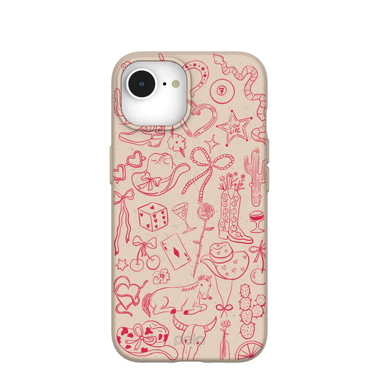 Seashell Cowgirl Chic iPhone 16e/17e Case