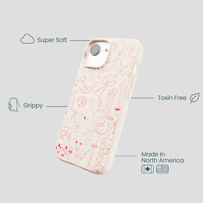 Seashell Cowgirl Chic iPhone 16e/17e Case