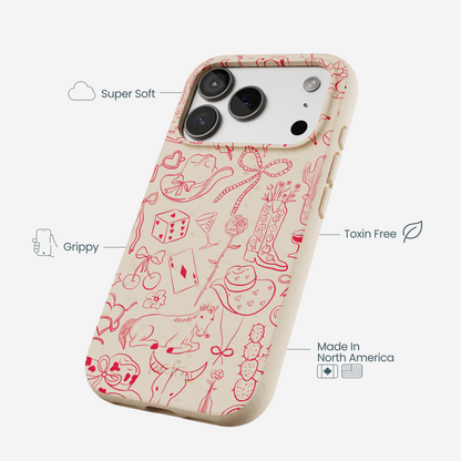 Seashell Cowgirl Chic iPhone 17 Pro Case