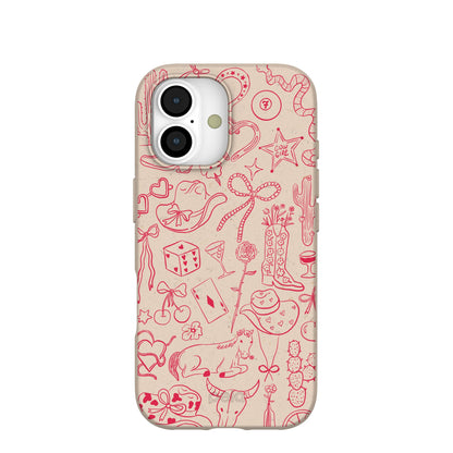 Seashell Cowgirl Chic iPhone 17 Case