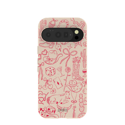 Seashell Cowgirl Chic Google Pixel 10/10 Pro Case