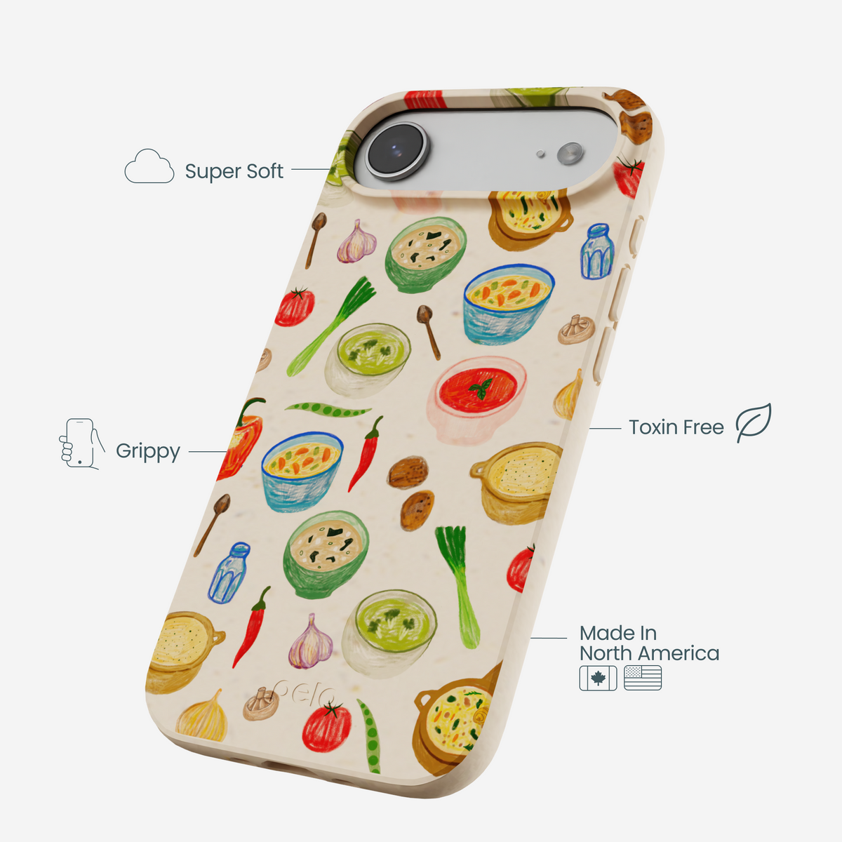 Seashell Cozy Bowls iPhone Air Case