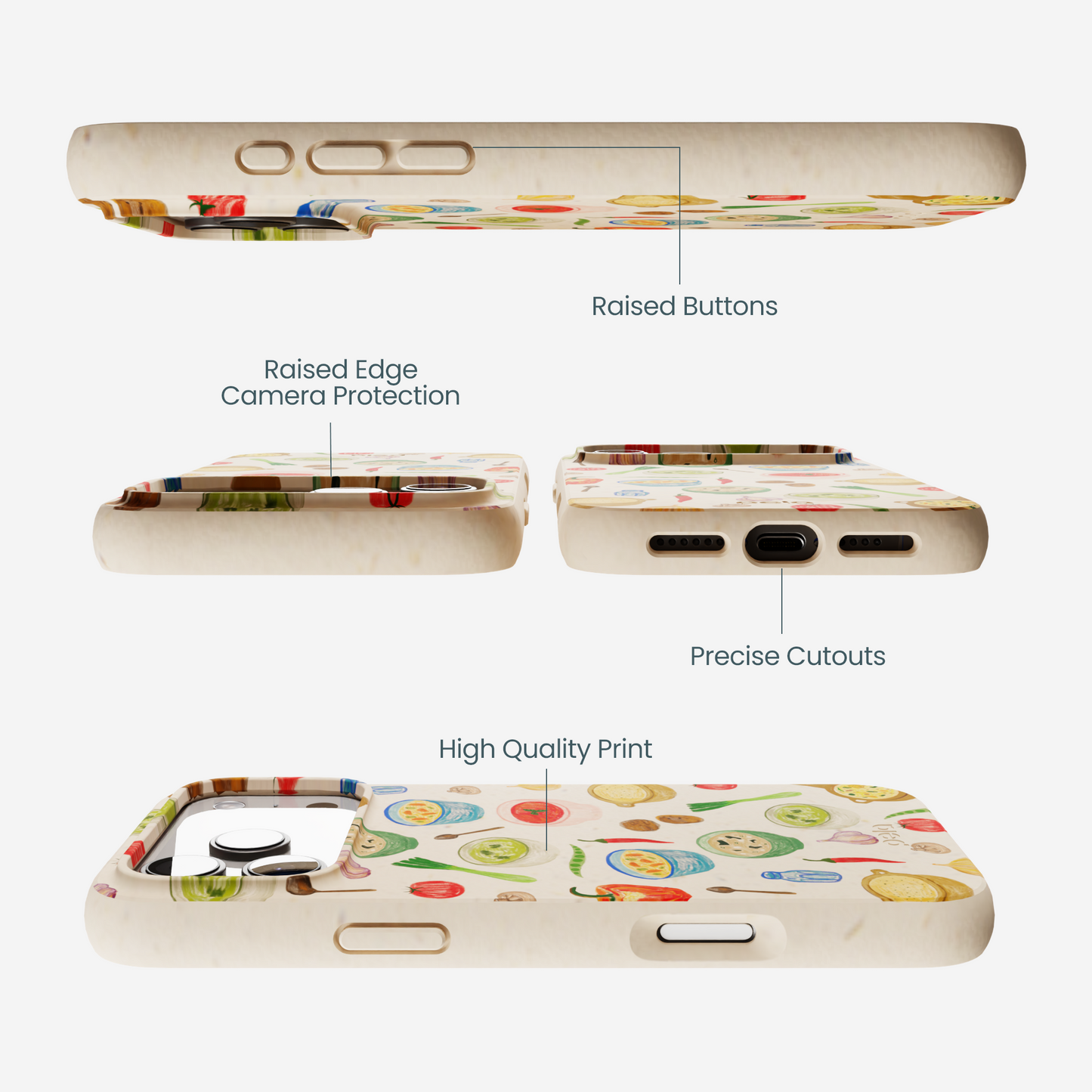 Seashell Cozy Bowls iPhone 17 Pro Max Case