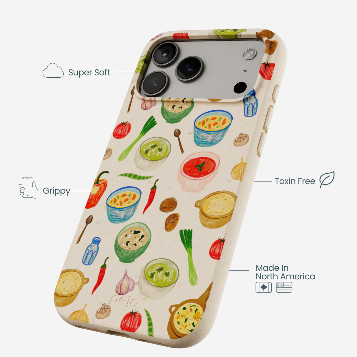 Seashell Cozy Bowls iPhone 17 Pro Max Case