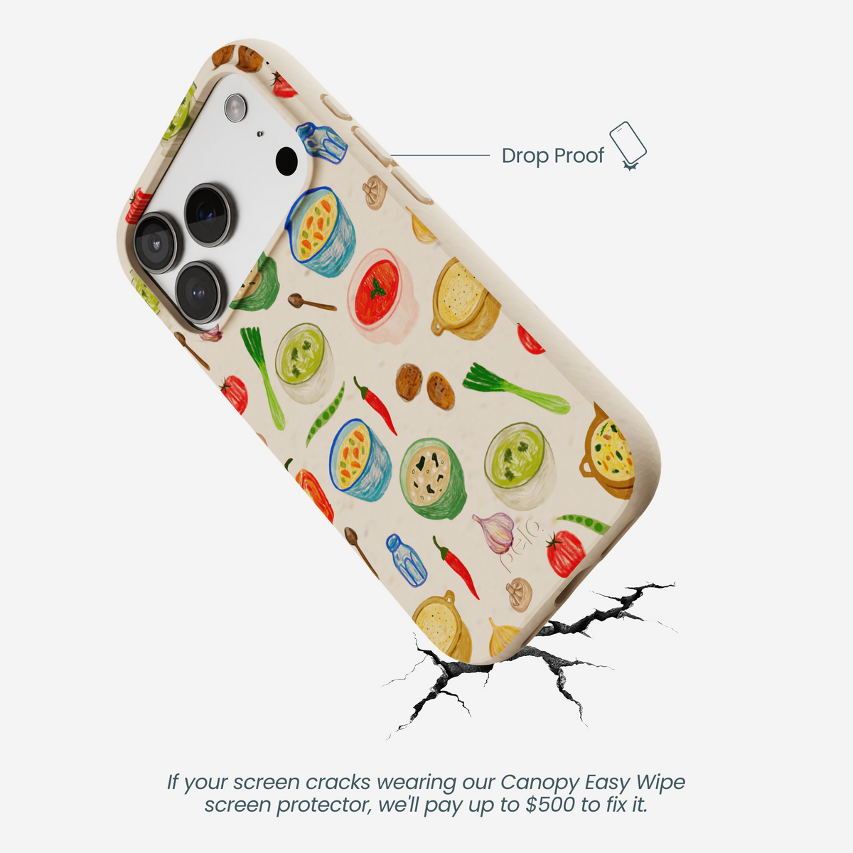 Seashell Cozy Bowls iPhone 17 Pro Case