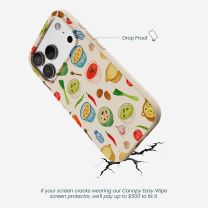 Seashell Cozy Bowls iPhone 17 Pro Case