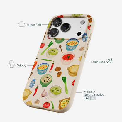 Seashell Cozy Bowls iPhone 17 Pro Case