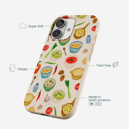 Seashell Cozy Bowls iPhone 17 Case
