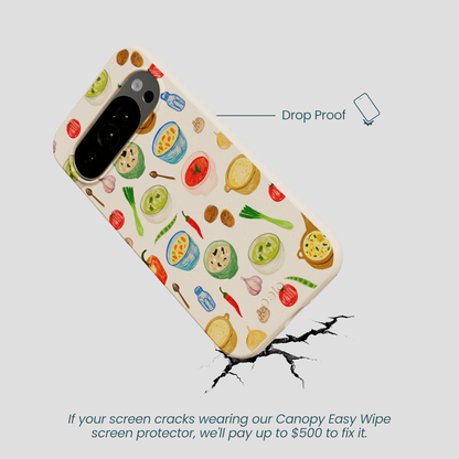 Seashell Cozy Bowls Google Pixel 10/10 Pro Case