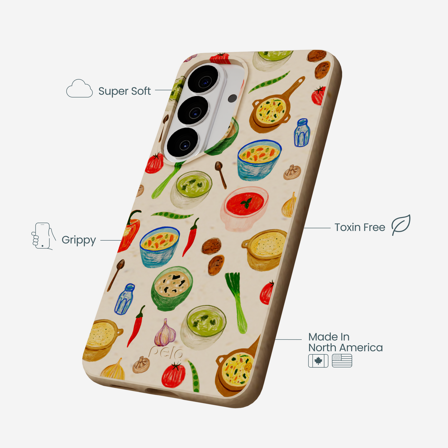 Seashell Cozy Bowls Samsung Galaxy S26 Case