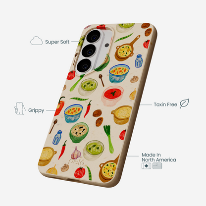 Seashell Cozy Bowls Samsung Galaxy S26 Case