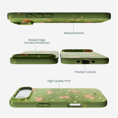 Forest Floor Cozy Cows iPhone Air Case