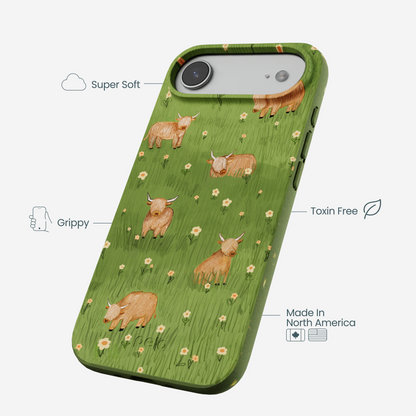 Forest Floor Cozy Cows iPhone Air Case