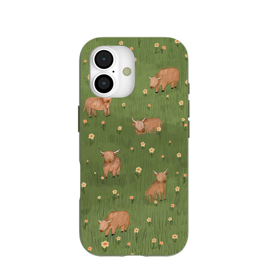 Forest Floor Cozy Cows iPhone 17 Case