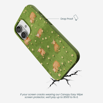 Forest Floor Cozy Cows iPhone 17 Case