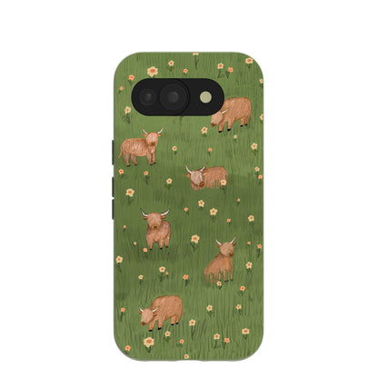 Forest Floor Cozy Cows Google Pixel 10a Case