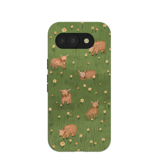 Forest Floor Cozy Cows Google Pixel 10a Case