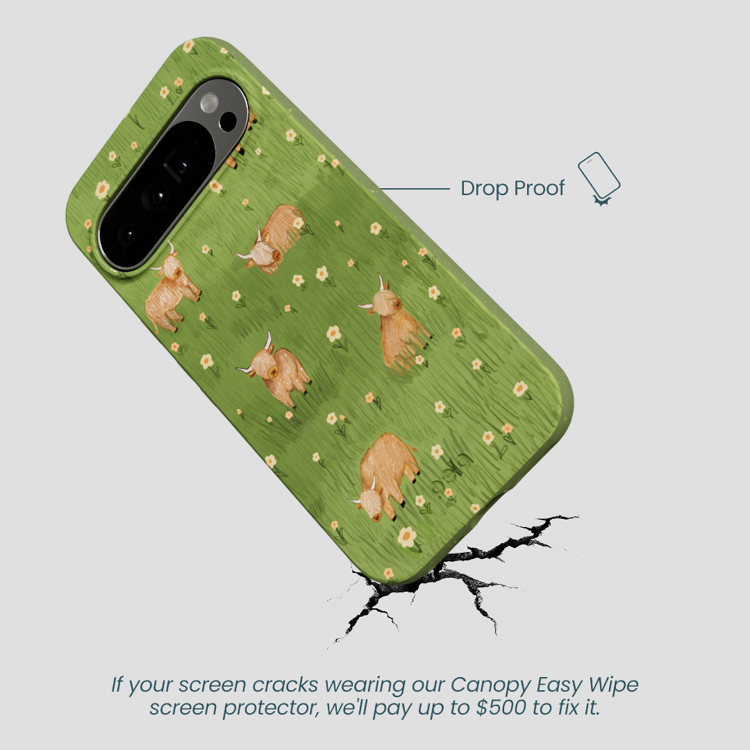 Forest Floor Cozy Cows Google Pixel 10 Pro XL Case