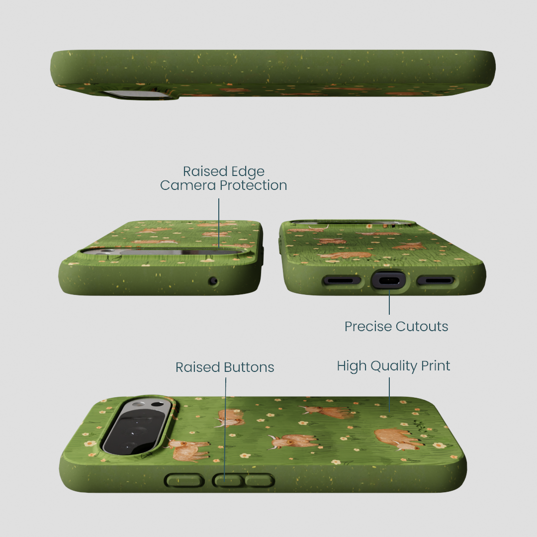 Forest Floor Cozy Cows Google Pixel 10 Pro XL Case