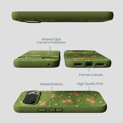 Forest Floor Cozy Cows Google Pixel 10 Pro XL Case
