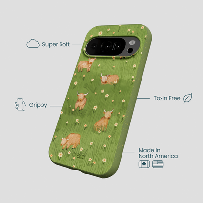Forest Floor Cozy Cows Google Pixel 10/10 Pro Case