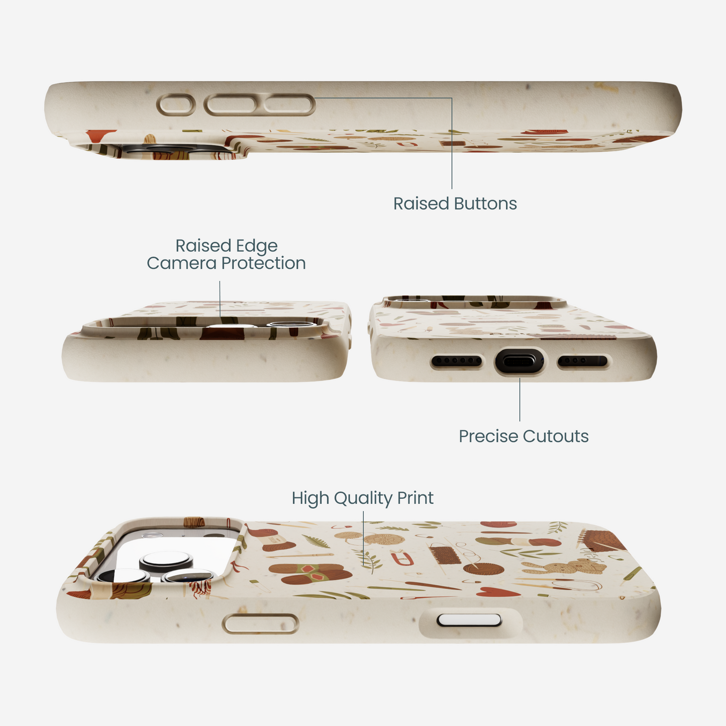 London Fog Cozy Knit iPhone 17 Pro Max Case