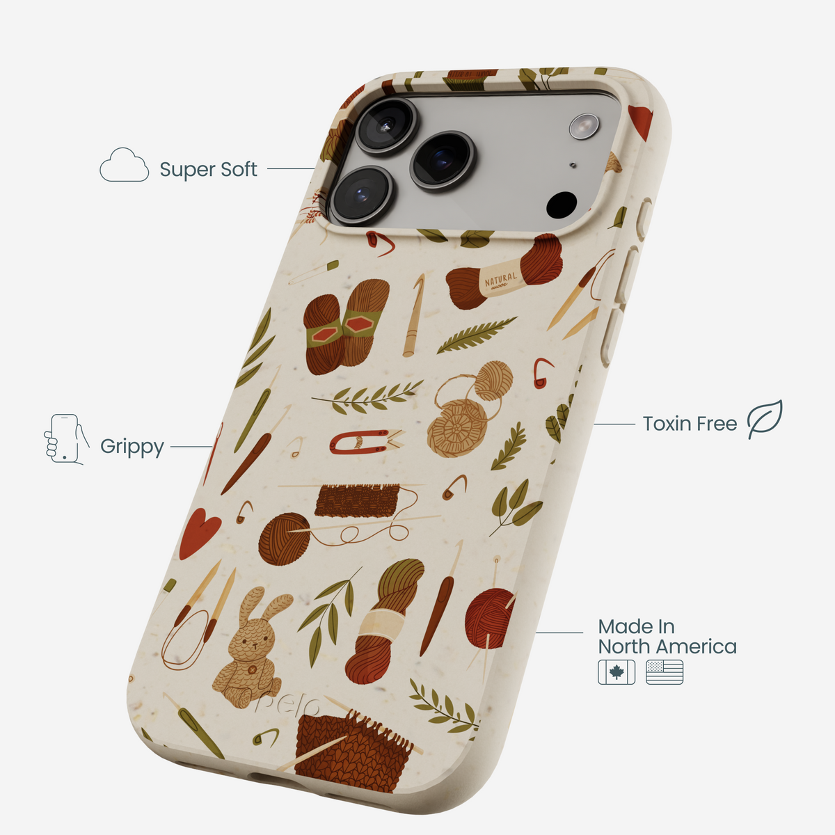 London Fog Cozy Knit iPhone 17 Pro Max Case