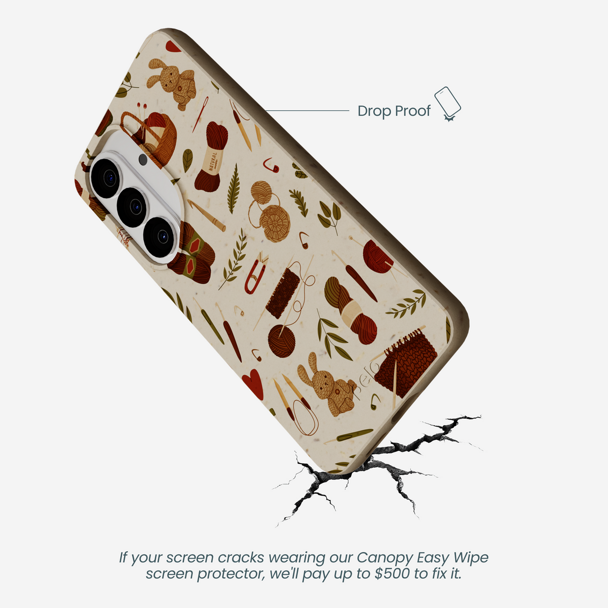 London Fog Cozy Knit Samsung Galaxy S26 Case