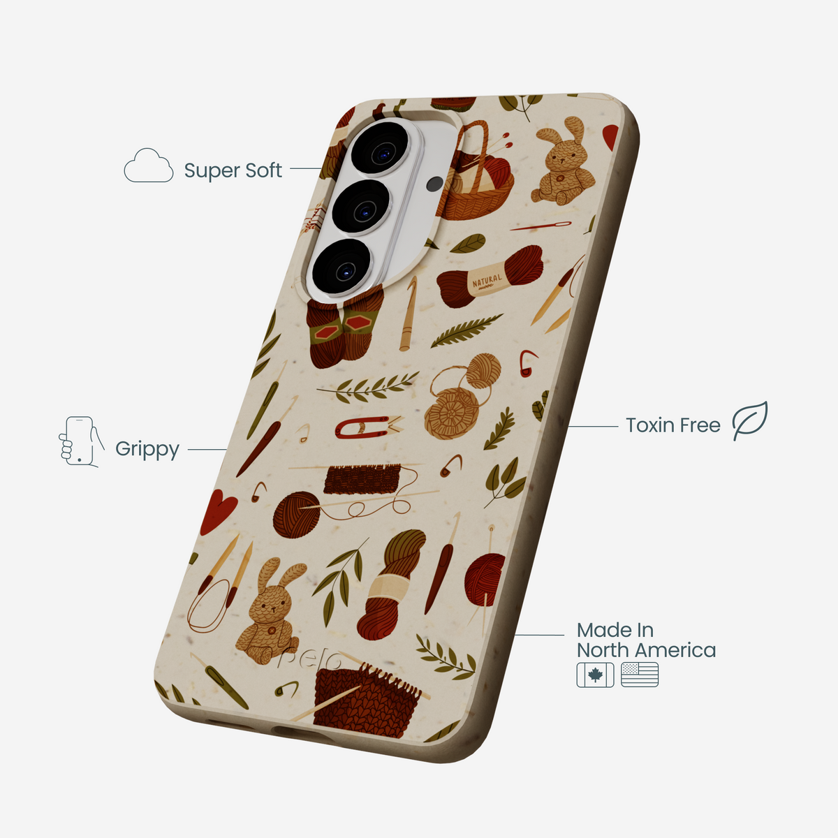 London Fog Cozy Knit Samsung Galaxy S26 Case