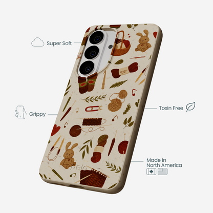 London Fog Cozy Knit Samsung Galaxy S26 Case