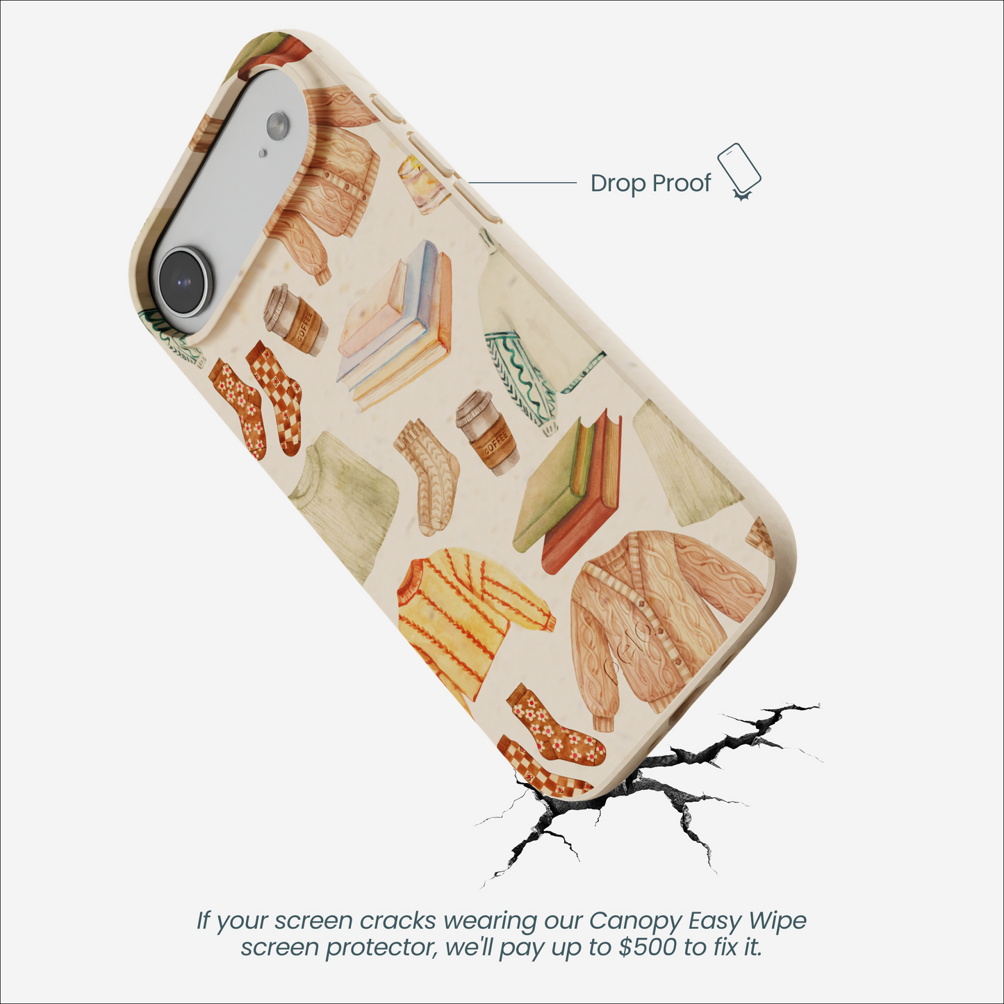 Seashell Cozy Mornings iPhone Air Case
