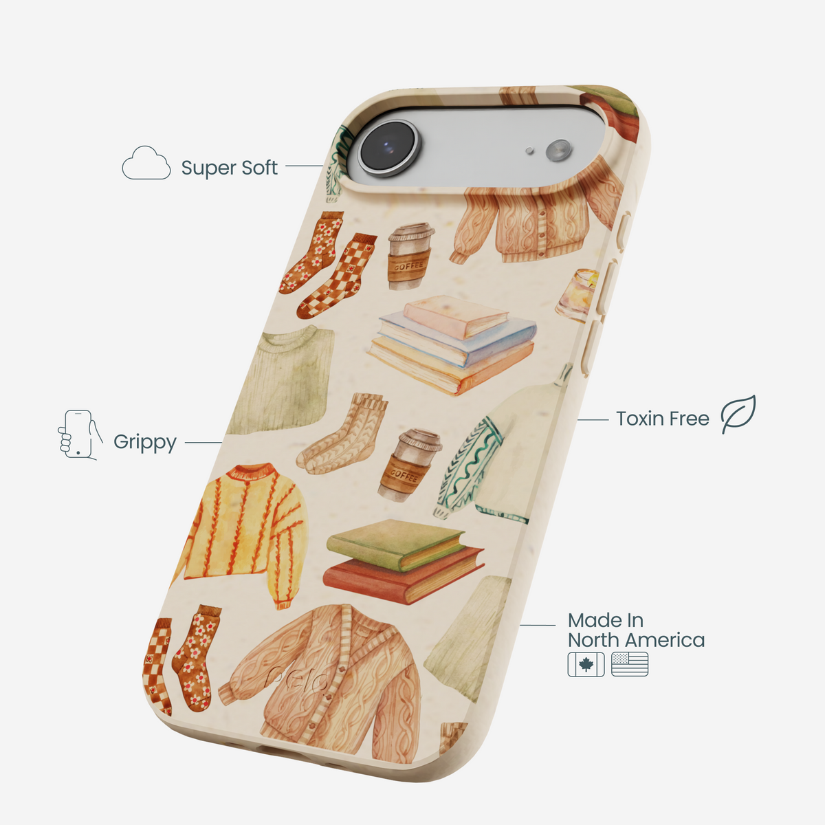 Seashell Cozy Mornings iPhone Air Case