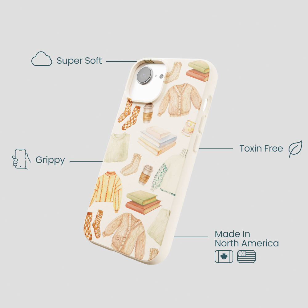 Seashell Cozy Mornings iPhone 16e/17e Case