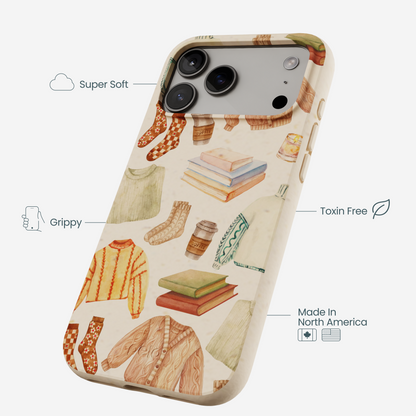 Seashell Cozy Mornings iPhone 17 Pro Max Case