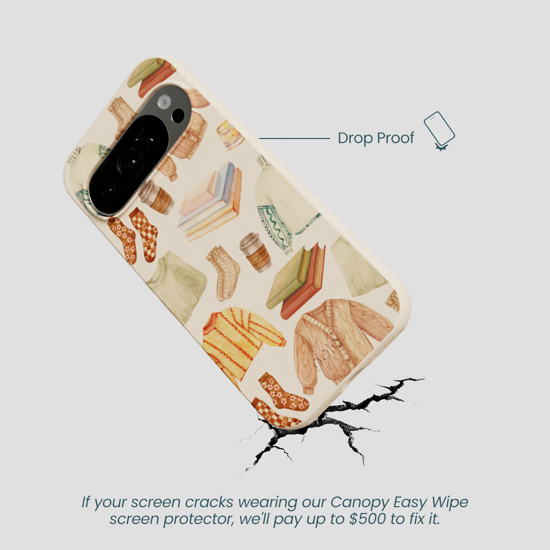 Seashell Cozy Mornings Google Pixel 10/10 Pro Case