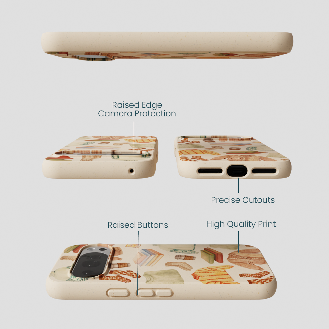 Seashell Cozy Mornings Google Pixel 10/10 Pro Case