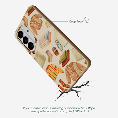 Seashell Cozy Mornings Samsung Galaxy S26 Case