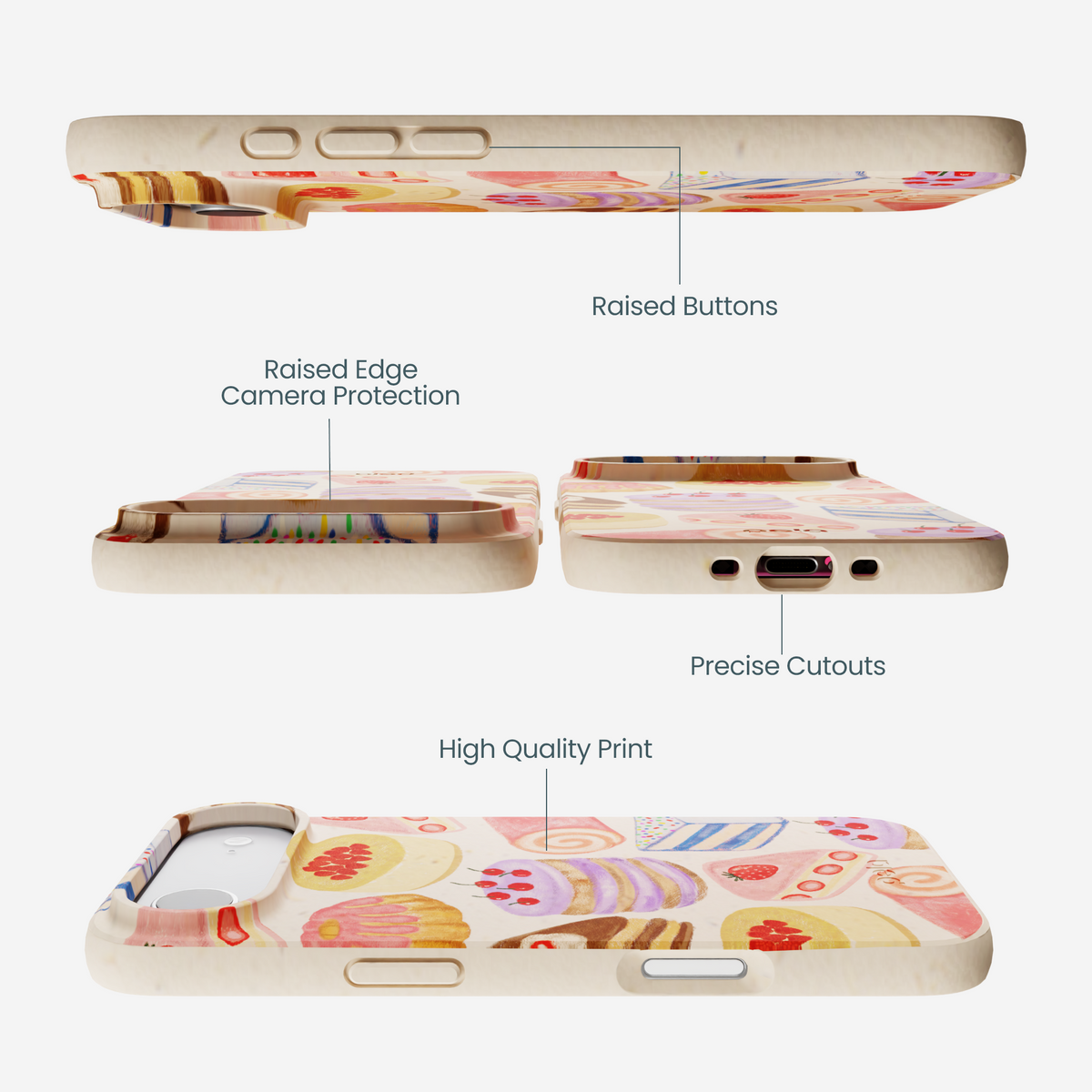 Seashell Crayon Pastries iPhone Air Case