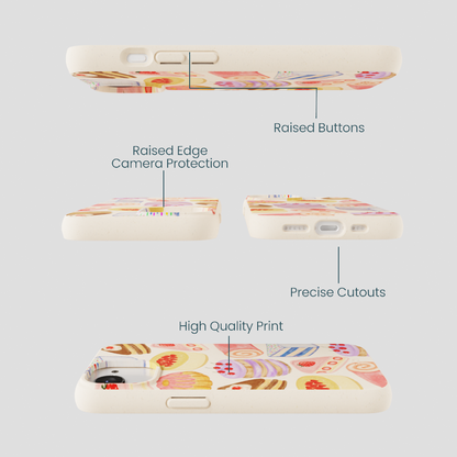 Seashell Crayon Pastries iPhone 16e/17e Case